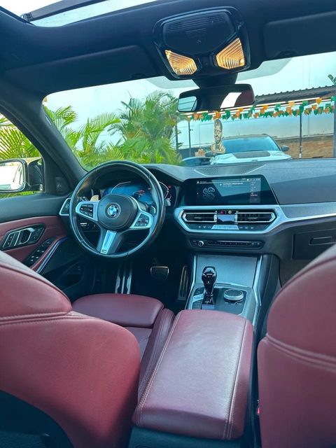 BMW 320i, vista do interior