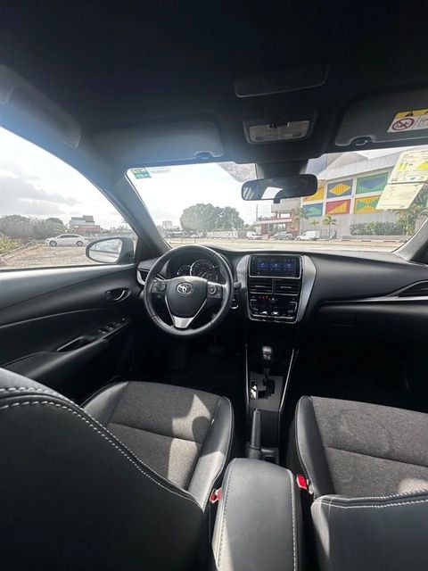 Toyota Yaris, vista do interior